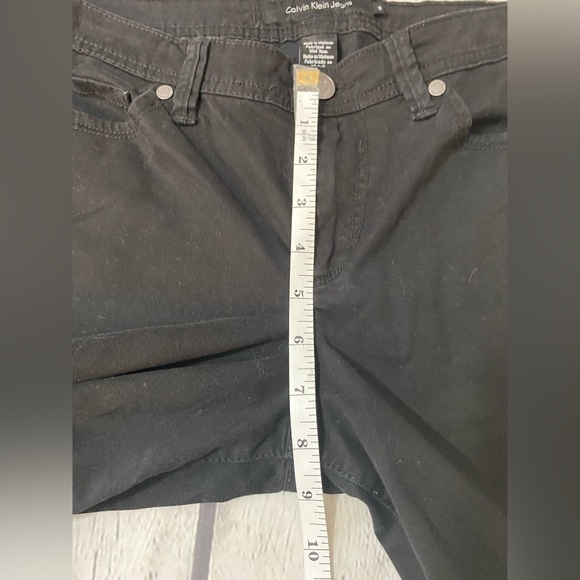 Calvin Klein Black Skinny Crop Jeans Womens Size 10 - Picture 5 of 7